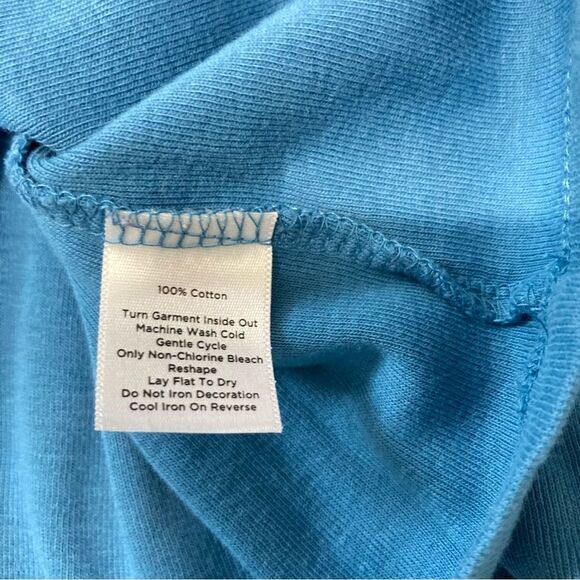 TALBOTS Beaded Jeweled Bling Neckline Lightweight Sweater Womens Medium Petite - Picture 7 of 9